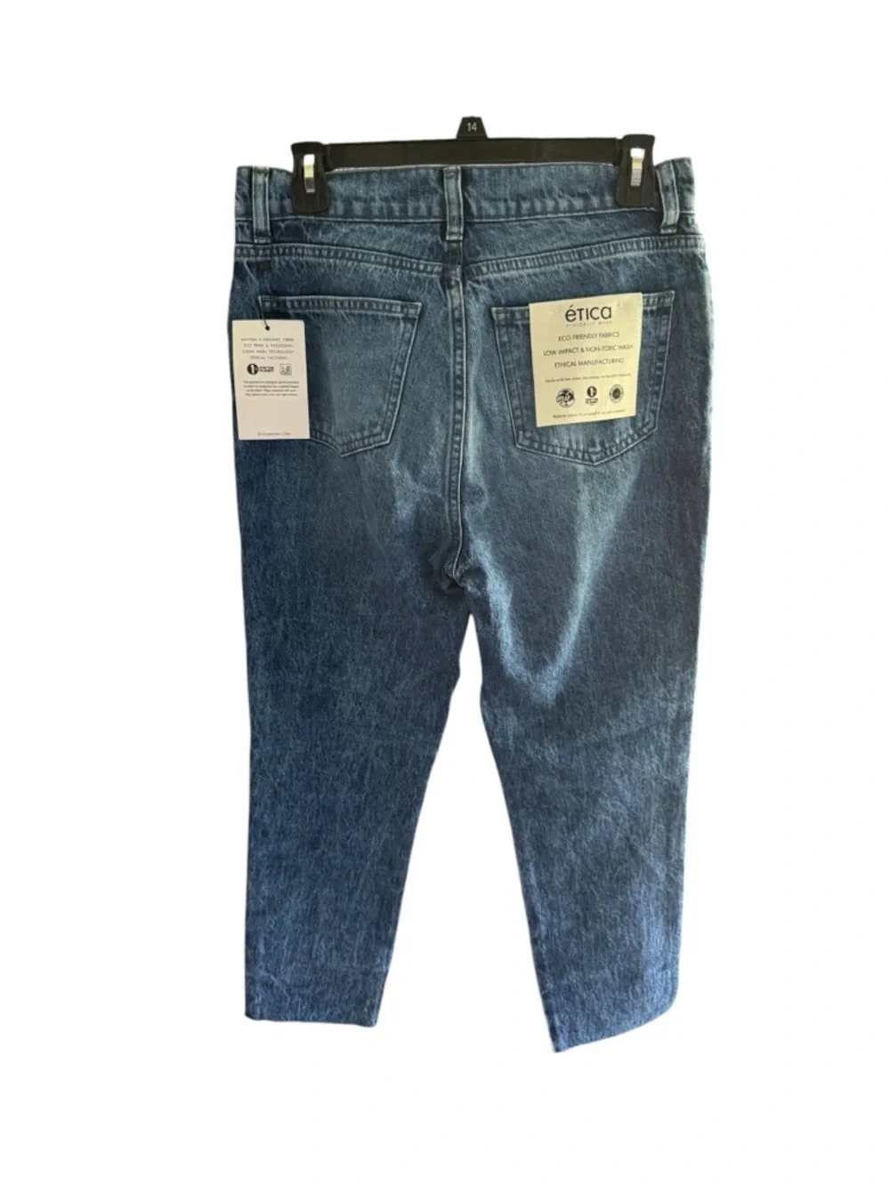 Etica Women's Straight Leg Jeans - Blue Wash